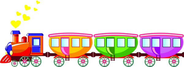 Поезд с вагонами для детей