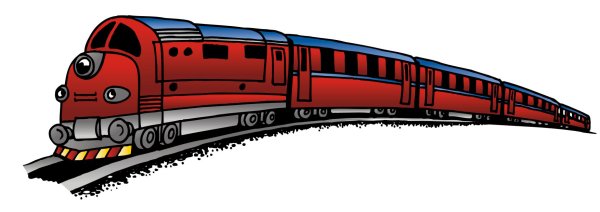 Поезд мультяшный