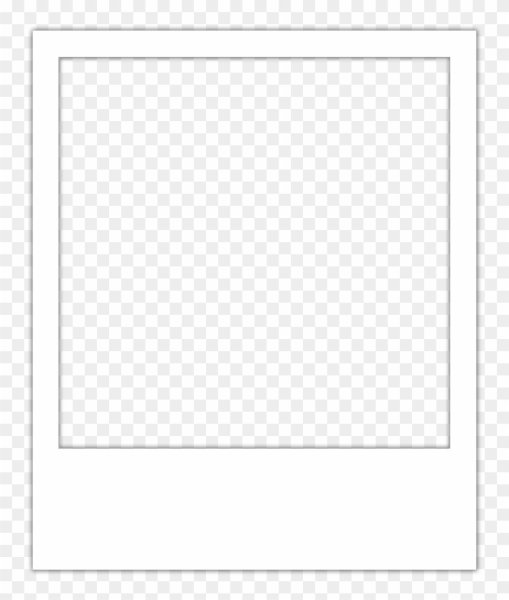 Рамка полароид на прозрачном фоне