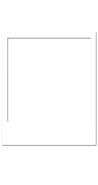 Белая рамка полароид для фотошопа