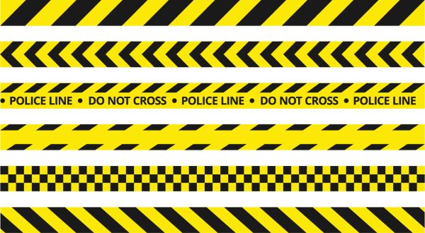 Желто черная лента