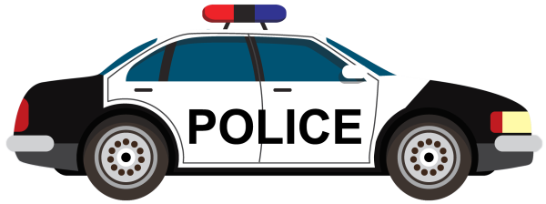 Полиция машина вектор