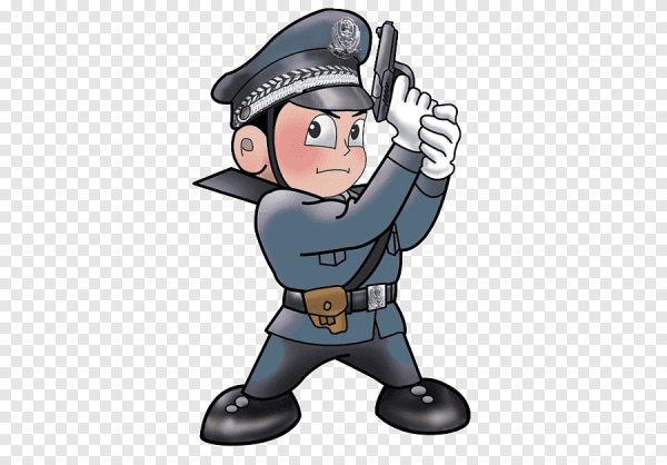 Мультяшный милиционер