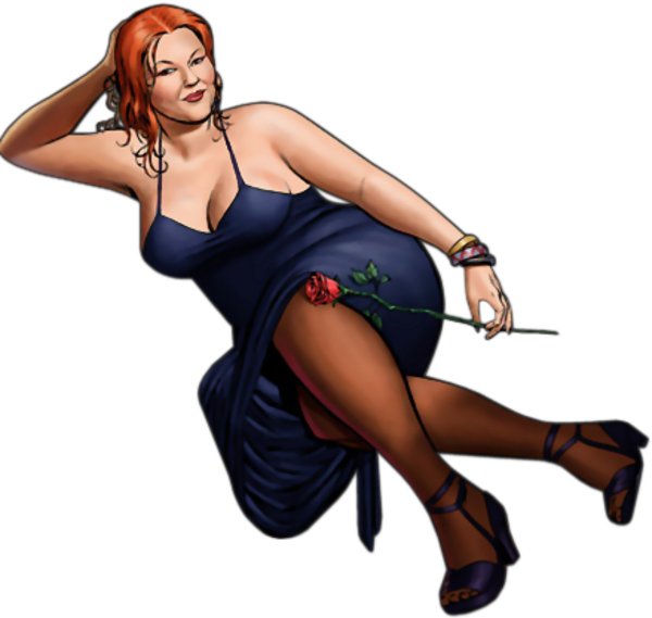 Карикатуры на полных женщин