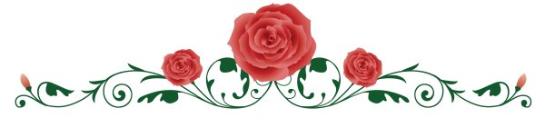 Узор горизонтальный цветы