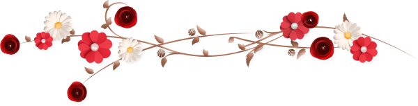 Красивые разделители цветы