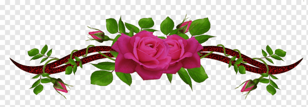 Полоска из цветов