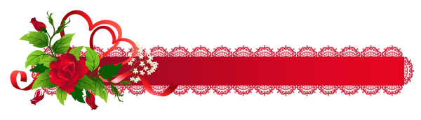 Красный орнамент в полосе