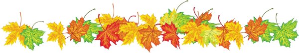 Осенние листья полоса