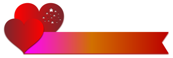 Сердечко с ленточкой