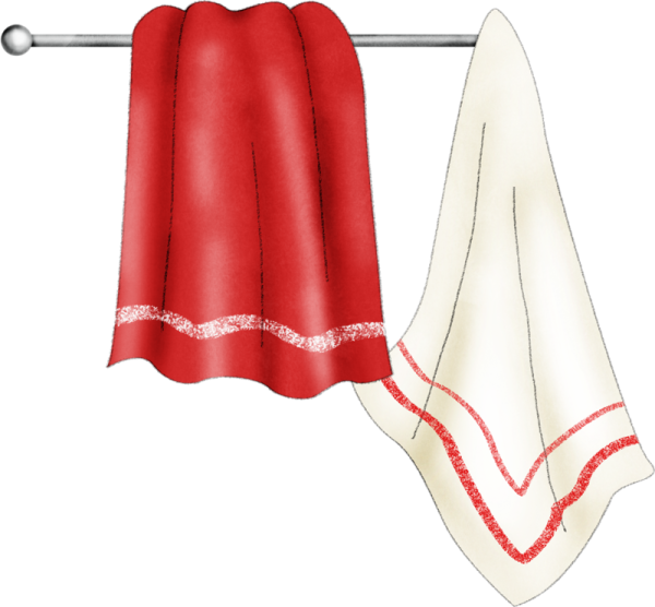 Полотенце на прозрачном фоне