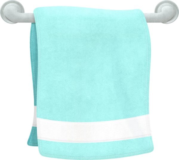 Полотенце на прозрачном фоне
