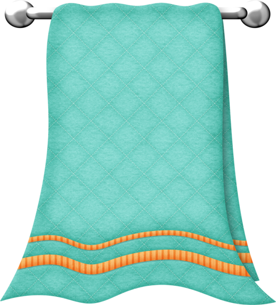 Полотенце на прозрачном фоне