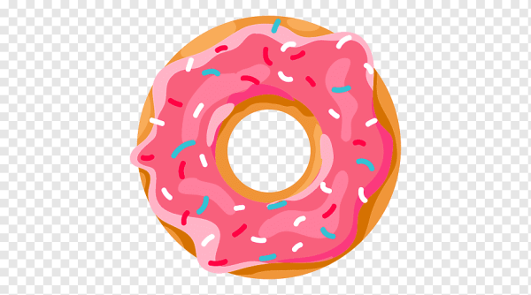 Пончик без фона