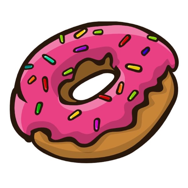 Пончики мультяшные