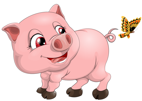 Поросенок мультяшка