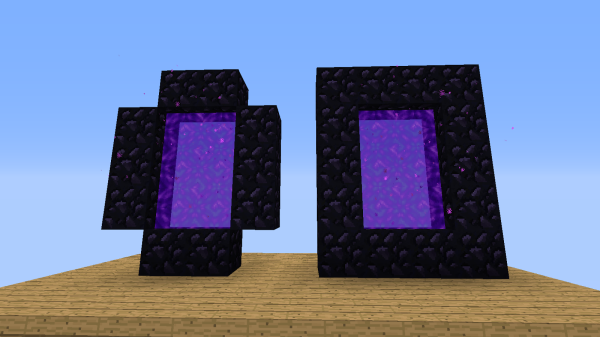 Блок обсидиана в МАЙНКРАФТЕ