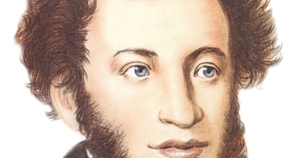 Портрет Пушкина для детей