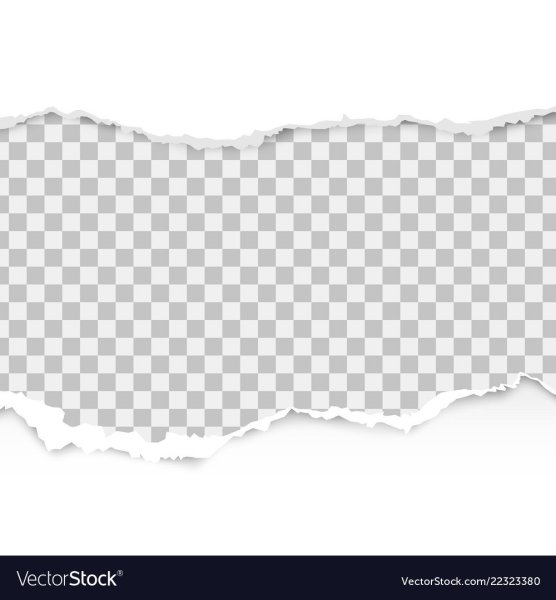 Бумага с оборванным краем
