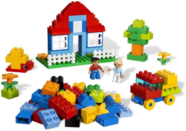 Конструктор LEGO Duplo 5507 коробка с кубиками Делюкс