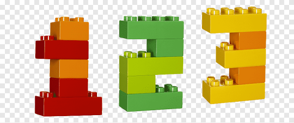 Цифры из лего конструктора