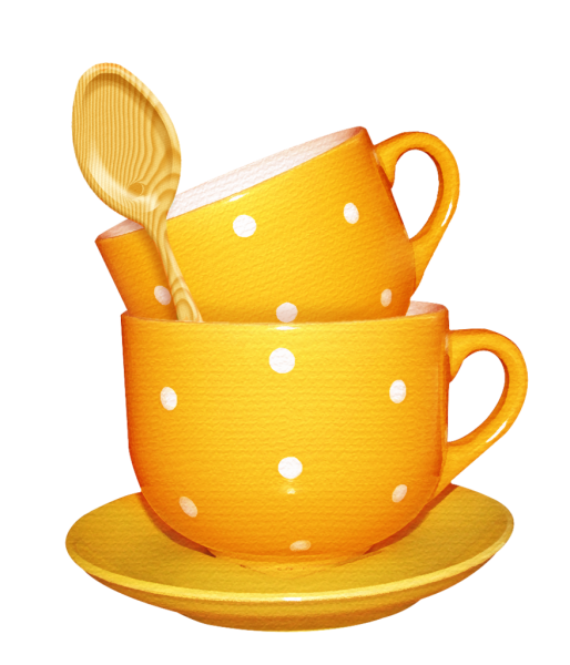 Кухонная посуда на прозрачном фоне