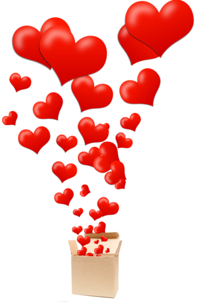 Летающие сердечки