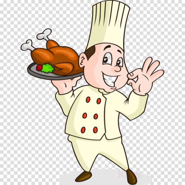 Повар рисованный