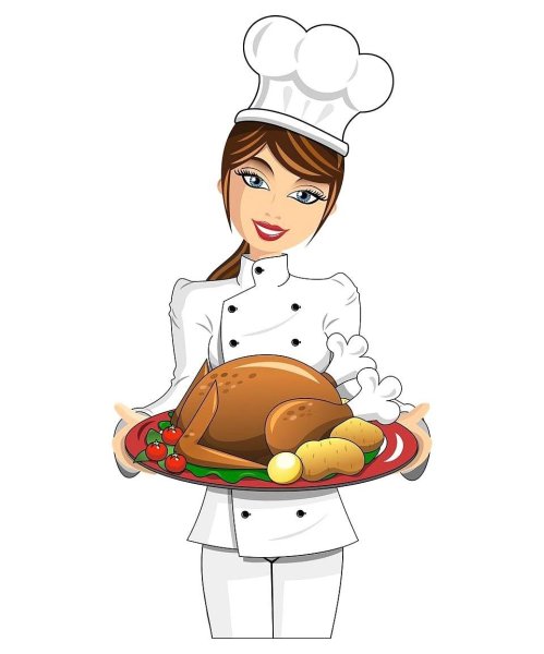 Девушка повар