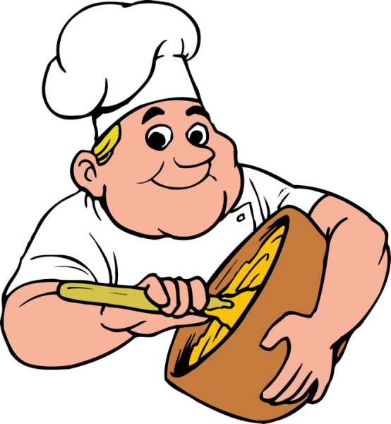 Пекарь мультяшный