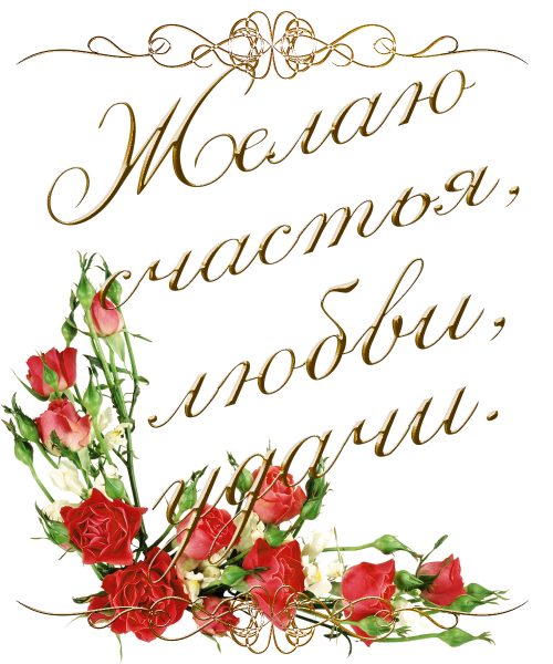 Красивые поздравления на прозрачном фоне