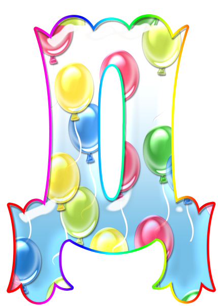 Красочные буквы