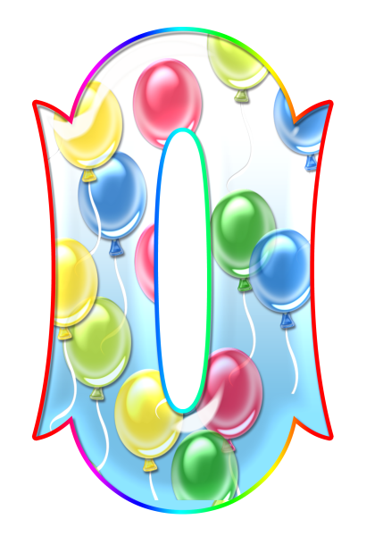 Красочные буквы для оформления