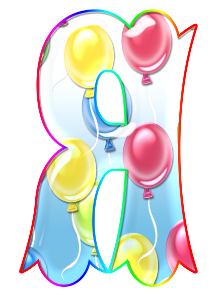 Праздничные буквы