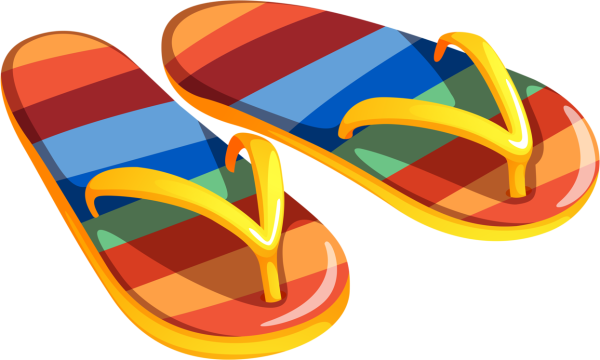 Шлепки сланцы вектор