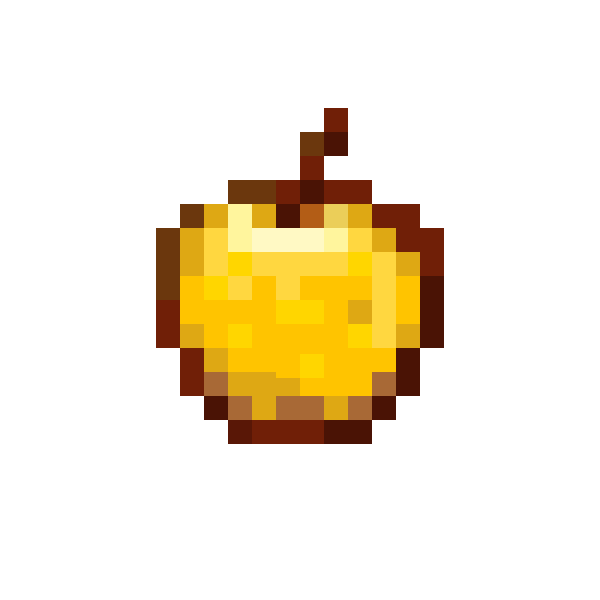 Золотые Зачарованные яблоки в майнкрафт