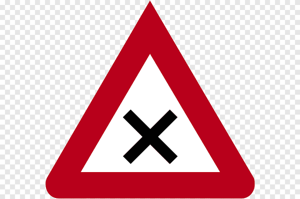 Предупреждающие знаки перекресток