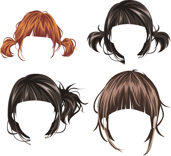 Аниме причёски для детей