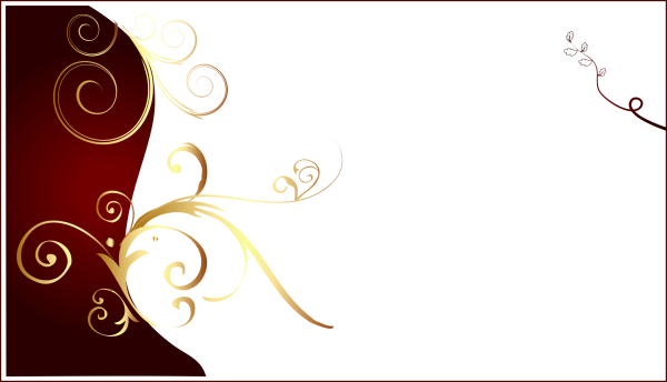 Визитка с орнаментом