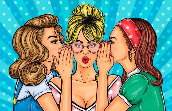 Поп арт девушка