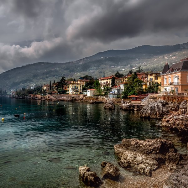 Города Хорватии в горах