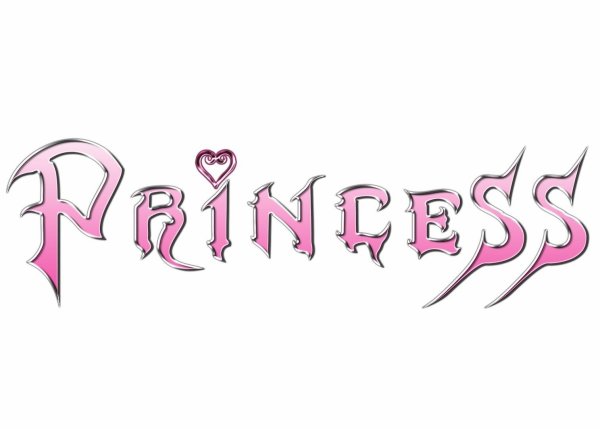 Надпись принцесса на прозрачном фоне