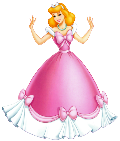 Принцесса в розовом платье Дисней