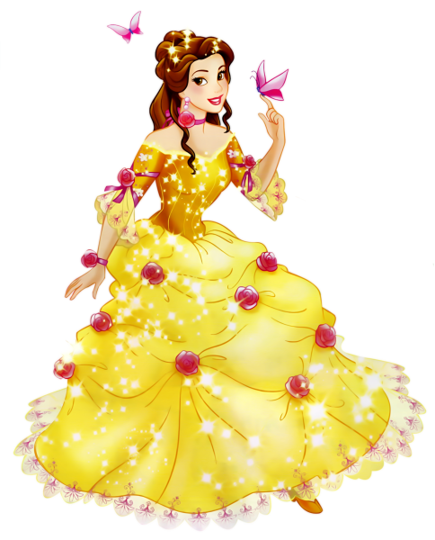 Принцесса на прозрачном фоне