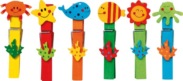 Мелкая моторика прищепки