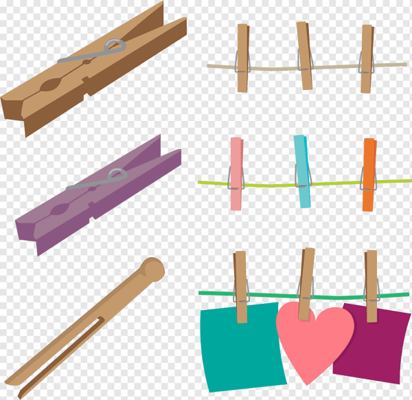 Прищепки на веревке