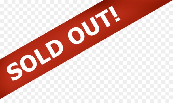 Sold out на прозрачном фоне