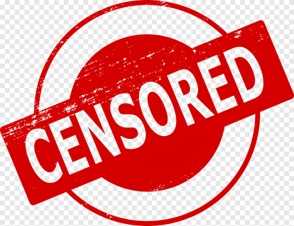Значок censored