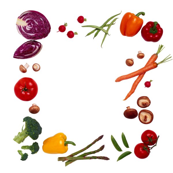 Рамка овощи и фрукты