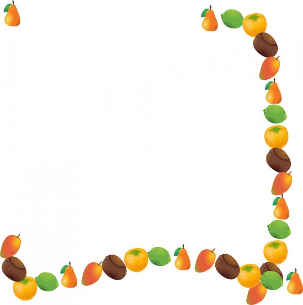 Рамочка из овощей